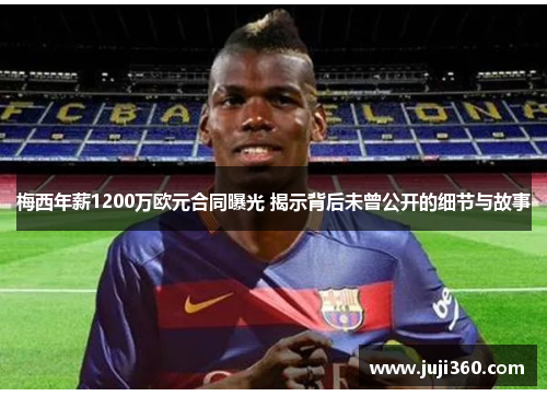 梅西年薪1200万欧元合同曝光 揭示背后未曾公开的细节与故事